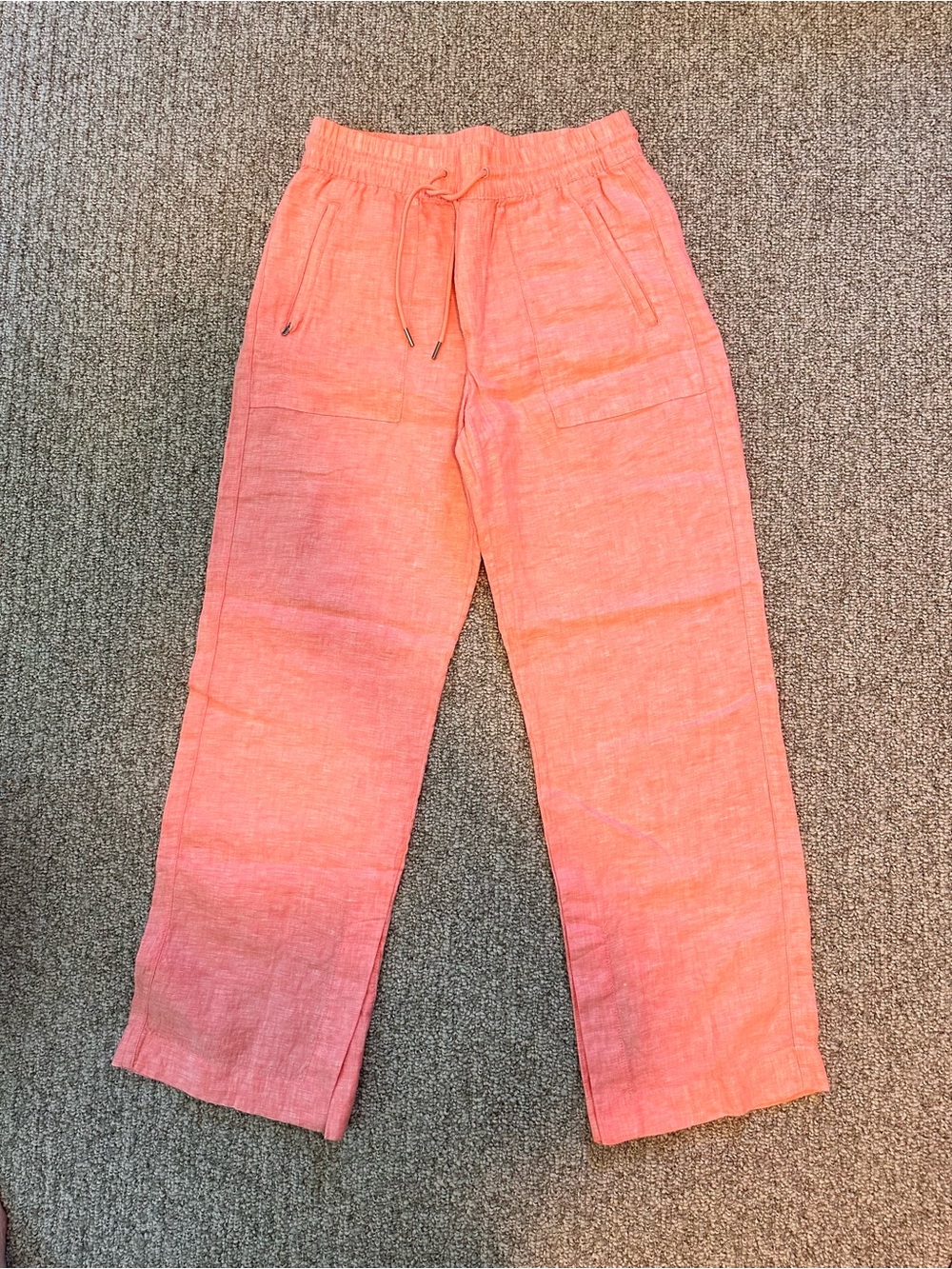 Athleta Retreat Wide Leg Linen Pants